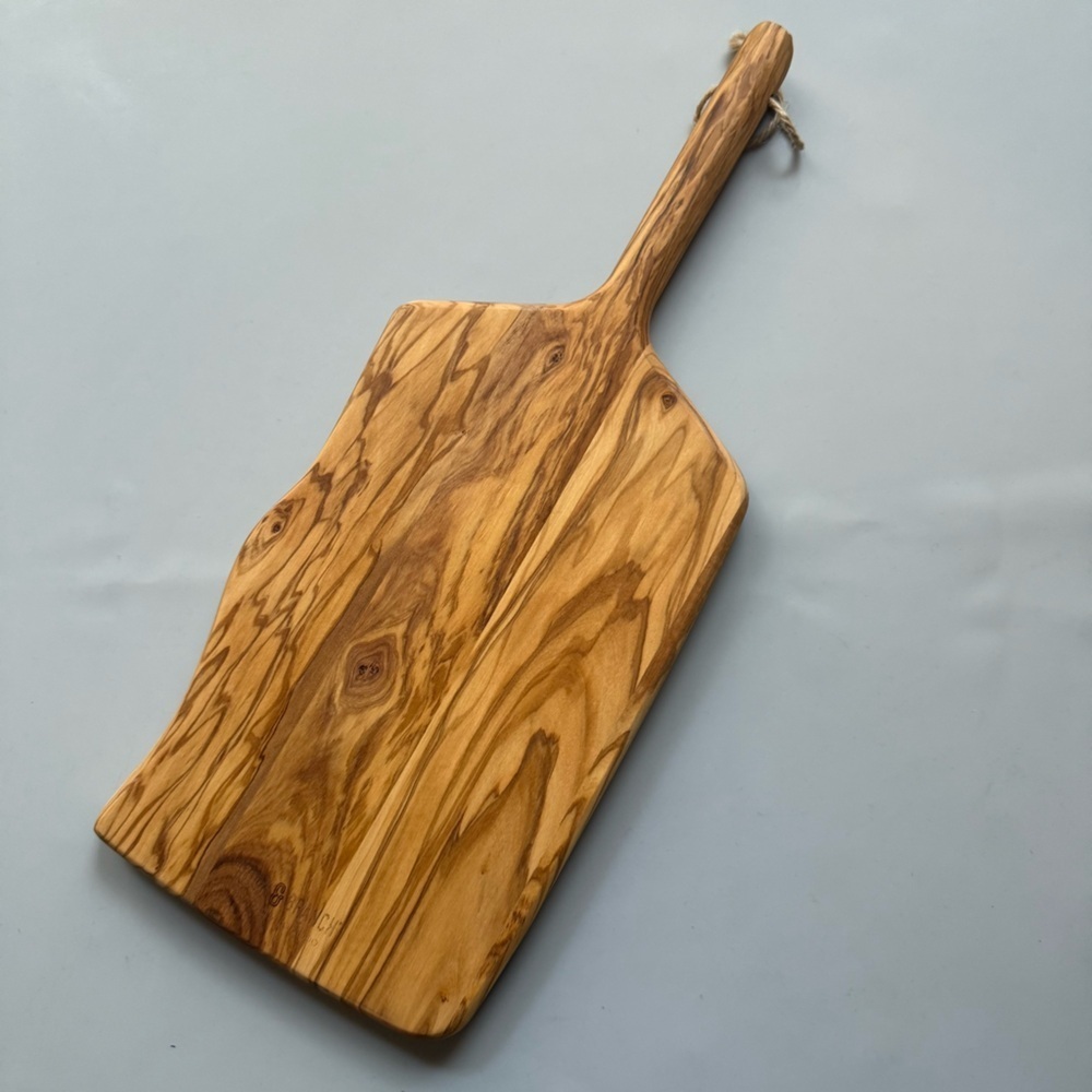 Rock & Branch Olive Wood Serving Paddle Charcuterie Board Natural Wood - Picture 5 of 9